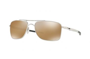 Image of Oakley GAUGE 8 OO4124 Single Vision Prescription Sunglasses OO4124-412405-62 - Lens Diameter 62 mm, Frame Color Polished Chrome