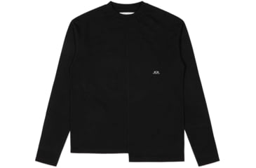 Image of Oakley Geometric Stitch Osr Long Sleeve Tee - Men's, Blackout, Small, 458143-02E-S