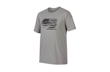 Image of Oakley Glory Flag - Mens, Blackout Lt Htr, Extra Large 456462-02F-XL