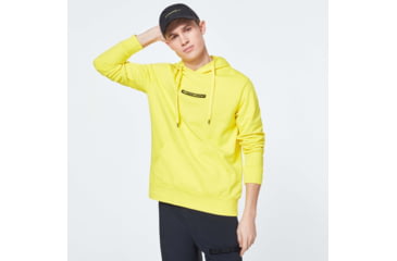 Image of Oakley Golf Stretch Logo Hoodie - Mens, Radiant Yellow, Medium, FOA400458-5RY-M