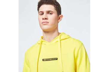 Image of Oakley Golf Stretch Logo Hoodie - Mens, Radiant Yellow, Medium, FOA400458-5RY-M