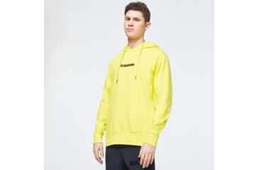 Image of Oakley Golf Stretch Logo Hoodie - Mens, Radiant Yellow, Medium, FOA400458-5RY-M