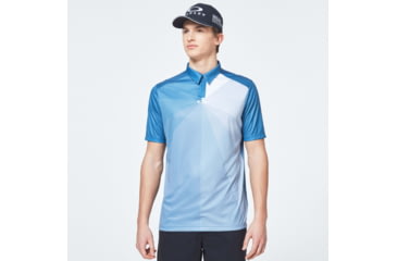 Image of Oakley Golf Swing Short Sleeve Polo - Mens, Interstellar Blue, 2XL, FOA400134-6TR-XXL