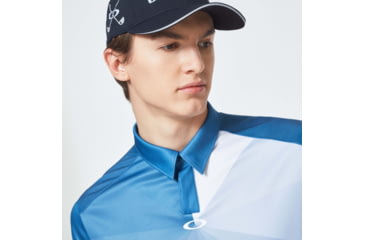Image of Oakley Golf Swing Short Sleeve Polo - Mens, Interstellar Blue, 2XL, FOA400134-6TR-XXL