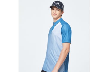 Image of Oakley Golf Swing Short Sleeve Polo - Mens, Interstellar Blue, 2XL, FOA400134-6TR-XXL