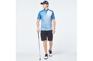 Image of Oakley Golf Swing Short Sleeve Polo - Mens, Interstellar Blue, 2XL, FOA400134-6TR-XXL