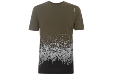 Image of Oakley Gradient Pixel Tee - Men's, Dark Brush, Large, 457536-86V-L