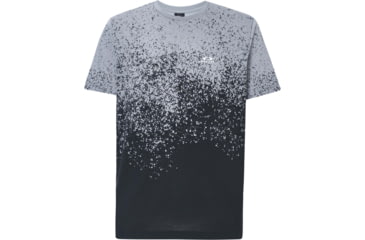 Image of Oakley Gradient Spray Short Sleeve Tee - Mens, Gradient Grey Print, Extra Large, FOA400062-95G-XL