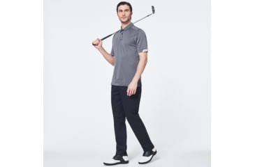 Image of Oakley Gravity Short Sleeve Polo 2.0 - Mens, Blackout, 3XL, FOA400517-02E-XXXL