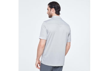 Image of Oakley Gravity Short Sleeve Polo 2.0 - Mens, Fog Grey, 3XL, FOA400517-27G-XXXL
