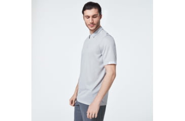 Image of Oakley Gravity Short Sleeve Polo 2.0 - Mens, Fog Grey, 3XL, FOA400517-27G-XXXL