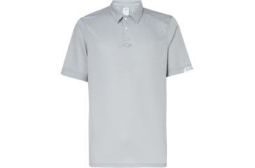 Image of Oakley Gravity Short Sleeve Polo 2.0 - Mens, Fog Grey, 3XL, FOA400517-27G-XXXL