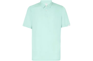 Image of Oakley Gravity Short Sleeve Polo 2.0 - Mens, Fresh Green, Extra Small, FOA400517-7CF-XS