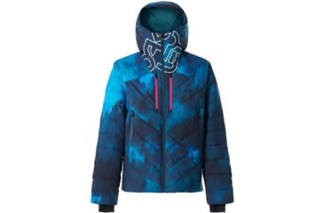 Image of Oakley Great Scott Insulated 2L 15K Jkt - Mens, Blue Forest P, Extra Large, 412781A-6CT-XL