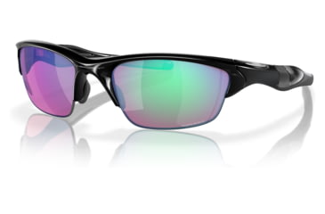 Image of Oakley Half Jacket 2.0 A Sunglasses - Mens, Polished Black Frame, Prizm Golf Lens, Asian Fit, 62, OO9153-915327-62