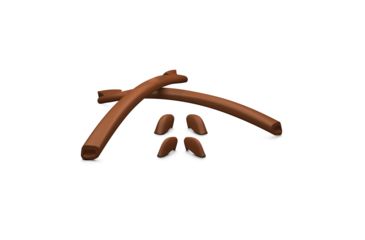 Image of Oakley Half Jacket 2.0 Earsock/Nosepad Kit, Rootbeer, ROOKIT000 43-558
