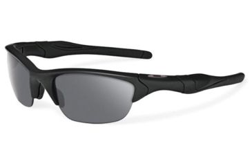 Image of Oakley Half Jacket 2.0 Progressive Prescription Sunglasses, Matte Black Frame, OO9144-11PR