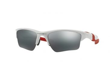 Image of Oakley HALF JACKET 2.0 XL OO9154 Single Vision Prescription Sunglasses OO9154-915423-62 - Lens Diameter 62 mm, Frame Color Polished White