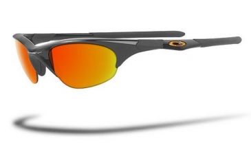 Image of Oakley Half Jacket Jet Black Frame Progressive Rx Sunglasses 03-613