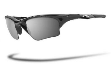 Image of Oakley Half Jacket XLJ Jet Black Frame w/ Black Iridium Lenses Sunglasses 03-650