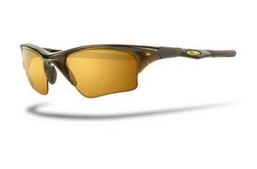 Image of Oakley Half Jacket XLJ Rootbeer Frame w/ Gold Iridium Lenses Sunglasses 03-651