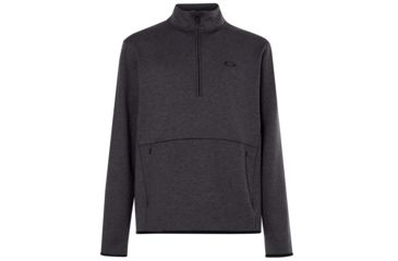 Image of Oakley Half Zip Golf Fleece - Mens, Forgediron Dk Htr, Extra Large, 461662-25B-XL