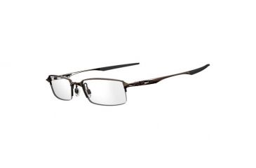 Image of Oakley Halfshock Progressive Rx Eyeglasses, Size 53 - Polished Brown Frame OX3119-0253