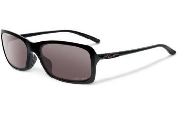 Image of Oakley Hall Pass Sunglasses, OO Grey Polarized Lens, Polished Black Frame OO9203-01