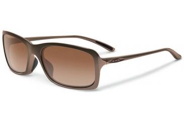 Image of Oakley Hall Pass Sunglasses, Dark Brown Gradient Lens, Mink Frame OO9203-07
