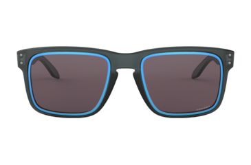 Image of Oakley Holbrook A OO9244 Single Vision Prescription Sunglasses, 56mm, Matte Crystal Black, OO9244-924439-56-SV