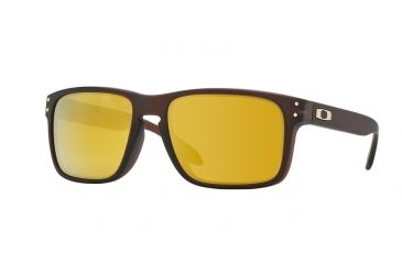 Image of Oakley HOLBROOK A OO9244 Single Vision Prescription Sunglasses OO9244-924405-56 - Lens Diameter 56 mm, Frame Color Matte Rootbeer