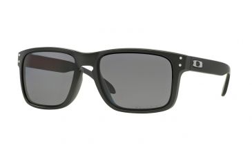 Image of Oakley Holbrook A OO9244 Single Vision Prescription Sunglasses OO9244-924412-56 - Lens Diameter 56 mm, Frame Color Steel