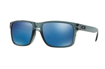 Image of Oakley Holbrook A OO9244 Single Vision Prescription Sunglasses OO9244-924413-56 - Lens Diameter 56 mm, Frame Color Crystal Black