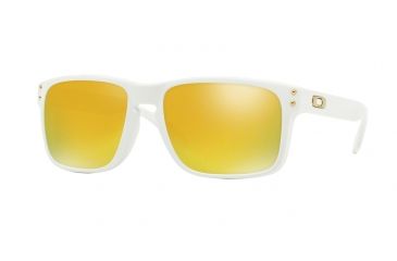 Image of Oakley Holbrook A OO9244 Single Vision Prescription Sunglasses OO9244-924414-56 - Lens Diameter 56 mm, Frame Color Polished White