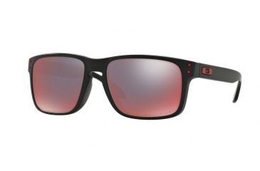 Image of Oakley HOLBROOK A OO9244 Single Vision Prescription Sunglasses OO9244-924421-56 - Lens Diameter 56 mm, Frame Color Matte Black