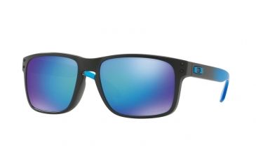 Image of Oakley Holbrook A OO9244 Single Vision Prescription Sunglasses OO9244-924423-56 - Lens Diameter 56 mm, Frame Color Matte Black