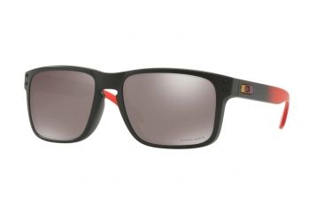 Image of Oakley Holbrook A OO9244 Single Vision Prescription Sunglasses OO9244-924424-56 - Lens Diameter 56 mm, Frame Color Ruby Fade