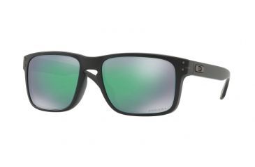 Image of Oakley Holbrook A OO9244 Single Vision Prescription Sunglasses, 56mm, Matte Black Ink, OO9244-924429-56-SV