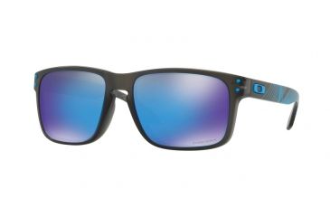 Image of Oakley Holbrook A OO9244 Single Vision Prescription Sunglasses OO9244-924433-56 - Lens Diameter 56 mm, Frame Color Matte Grey Smoke Aero