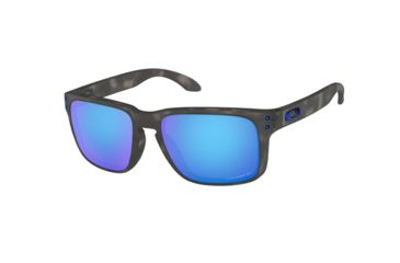 Image of Oakley Holbrook A OO9244 Single Vision Prescription Sunglasses, 56mm, Matte Black / Tortoise, OO9244-924435-56-SV