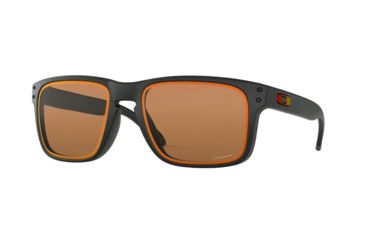 Image of Oakley Holbrook A OO9244 Single Vision Prescription Sunglasses, 56mm, Matte Black, OO9244-924438-56-SV