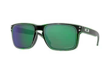 Image of Oakley Holbrook A OO9244 Single Vision Prescription Sunglasses, 56mm, Raceworn Green, OO9244-924444-56-SV