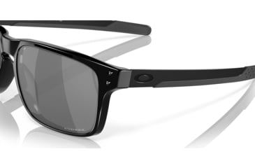 Image of Oakley HOLBROOK MIX OO9384 Sunglasses 938406-57 - Polished Black Frame, Prizm Black Polarized Lenses