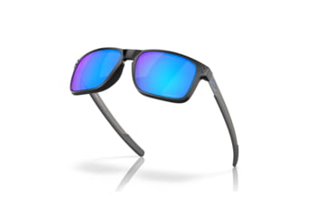 Image of Oakley HOLBROOK MIX OO9384 Sunglasses 938410-57 - Steel Frame, Prizm Sapphire Polarized Lenses