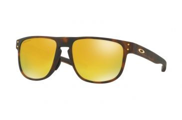 Image of Oakley HOLBROOK R A OO9379 Single Vision Prescription Sunglasses OO9379-937902-55 - Lens Diameter 55 mm, Frame Color Matte Brown Tortoise