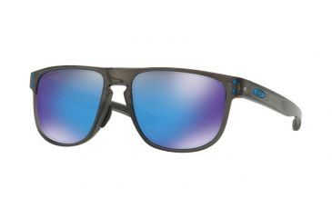 Image of Oakley HOLBROOK R A OO9379 Single Vision Prescription Sunglasses OO9379-937904-55 - Lens Diameter 55 mm, Frame Color Grey Smoke