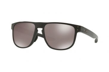 Image of Oakley HOLBROOK R A OO9379 Single Vision Prescription Sunglasses OO9379-937906-55 - Lens Diameter 55 mm, Frame Color Polished Black