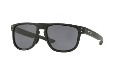 Image of Oakley HOLBROOK R A OO9379 Single Vision Prescription Sunglasses OO9379-937901-55 - Lens Diameter 55 mm, Frame Color Matte Black