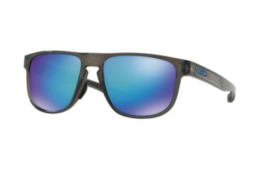 Image of Oakley HOLBROOK R A OO9379 Single Vision Prescription Sunglasses OO9379-937908-55 - Lens Diameter 55 mm, Frame Color Grey Smoke