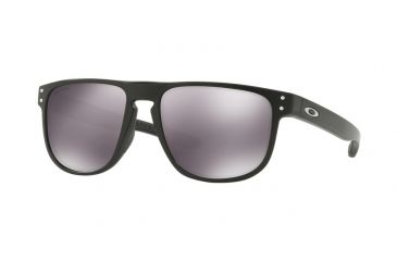 Image of Oakley HOLBROOK R OO9377 Progressive Prescription Sunglasses, 55mm, Matte Black, OO9377-937702-55-PRO